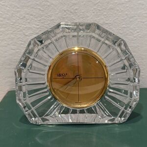 Vintage Crystal Mikasa German Clock